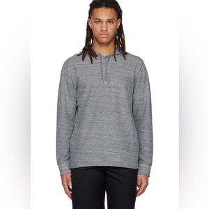 Vince grey thermal hoodie medium